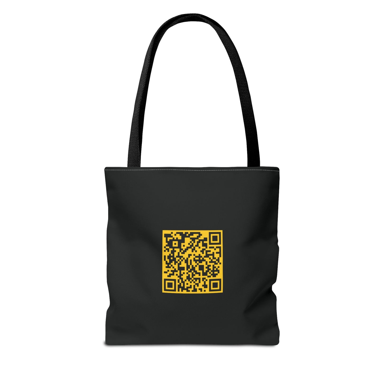 Untouched Music-Themed Tote Bag with QR Code