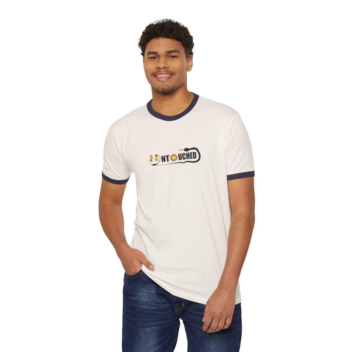 UNTOUCHED Unisex Cotton Ringer T-Shirt