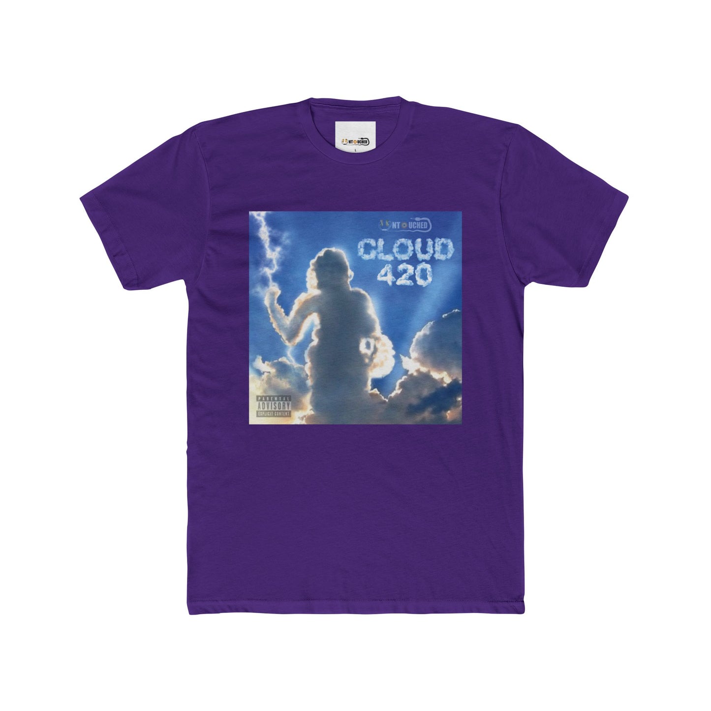 Cover Art Collection Unisex Cotton Crew Tee - 'Cloud 420' Graphic T-Shirt