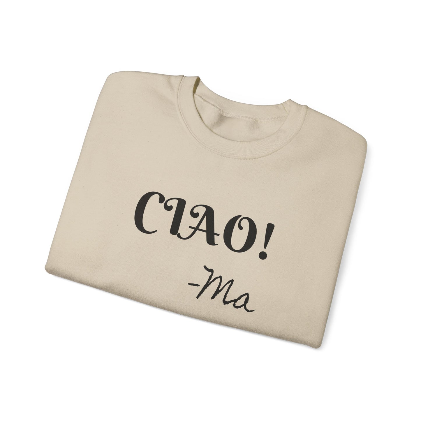 Ciao! Mom Unisex Heavy Blend Sweatshirt - Cozy Gift for Mother's Day & Casual Outings