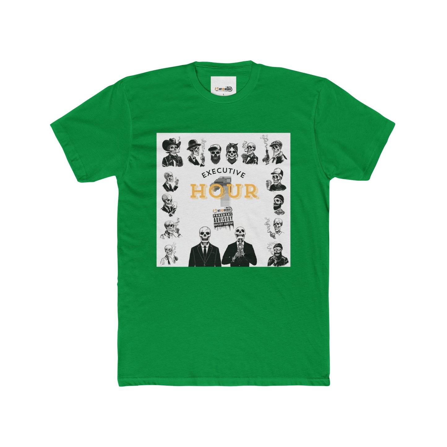 Cover Art Collection Unisex Cotton Crew Tee - 'Executive Hour 1' Graphic T-Shirt