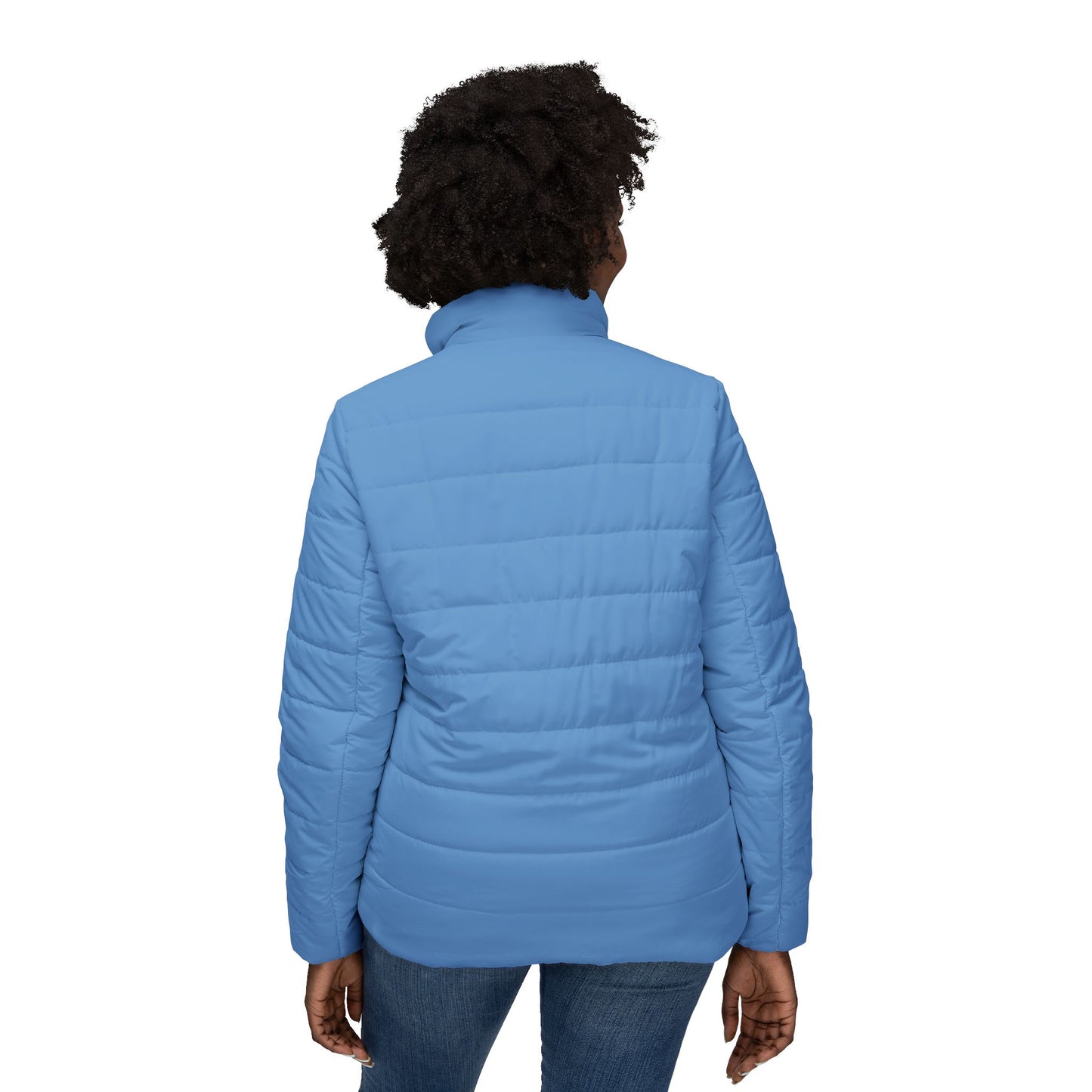 Blue Women’s Stylish UNTOUCHED Puffer Jacket - Perfect for Cozy Days & Outdoor Adventures