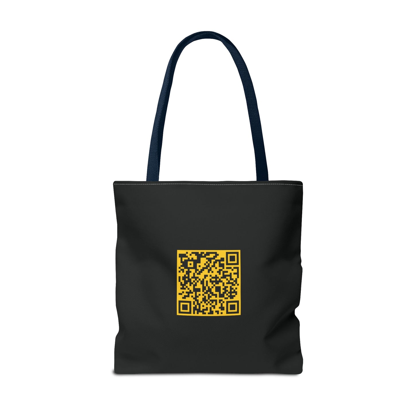 Untouched Music-Themed Tote Bag with QR Code