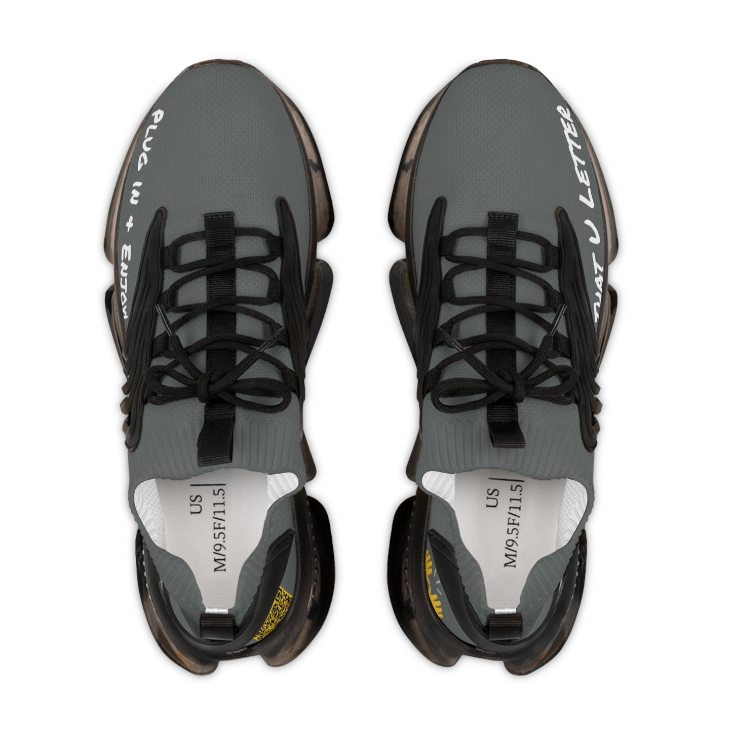Smoke UNTOUCHED Men's Mesh Sneakers 'That U Letter'