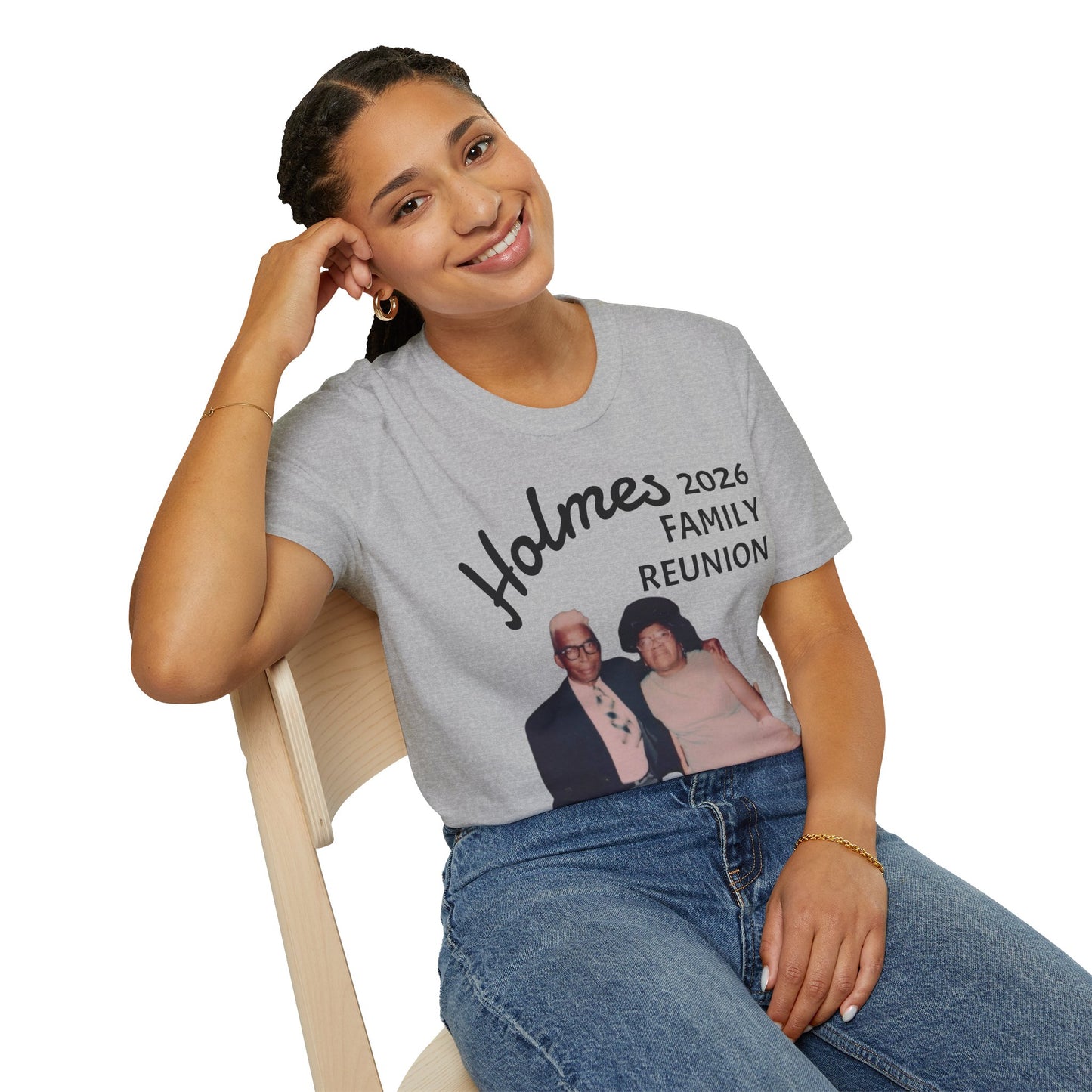 The Anthony & Mary Ethel Holmes Family Reunion T-Shirt — 2026