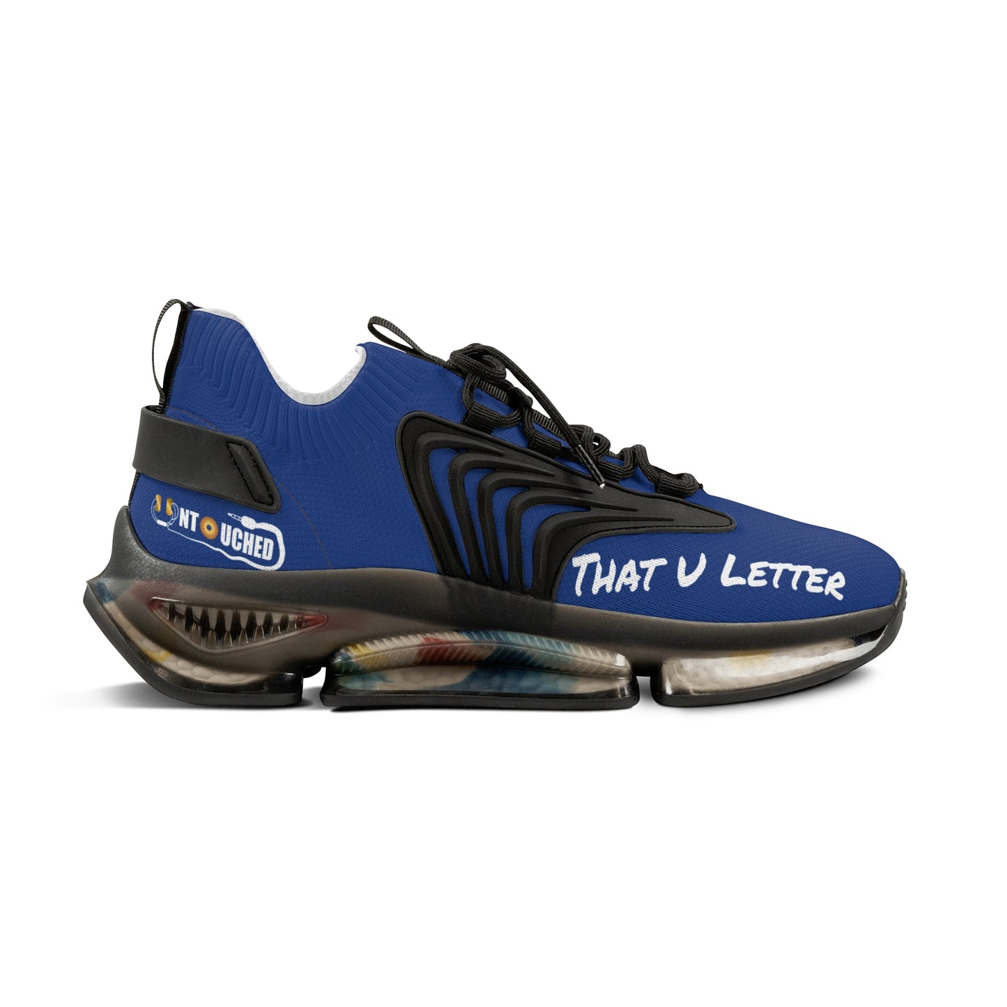 Royal UNTOUCHED Men's Mesh Sneakers 'That U Letter'