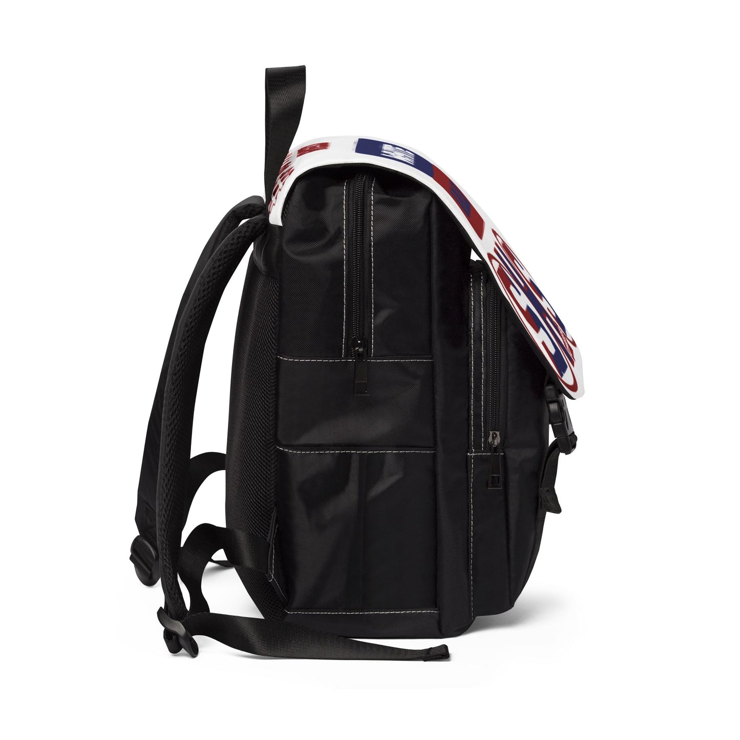 SHS Cheer Red, White & Blue Shoulder Backpack — School Spirit Casual Backpack