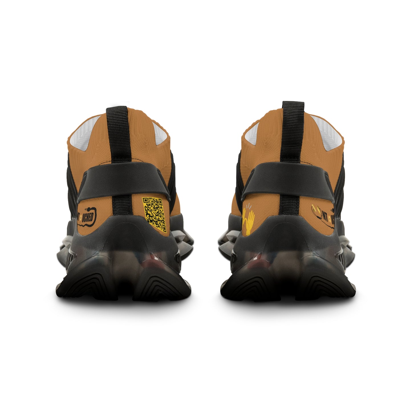 Caramel UNTOUCHED Men's Mesh Sneakers 'That U Letter'