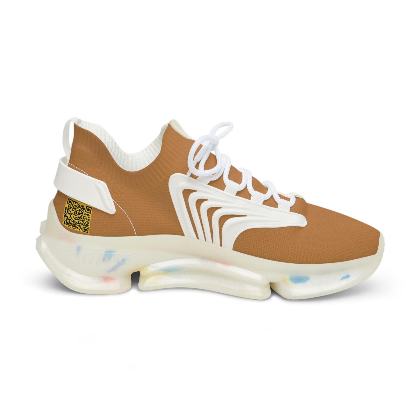 Caramel UNTOUCHED Men's Mesh Sneakers 'That U Letter'