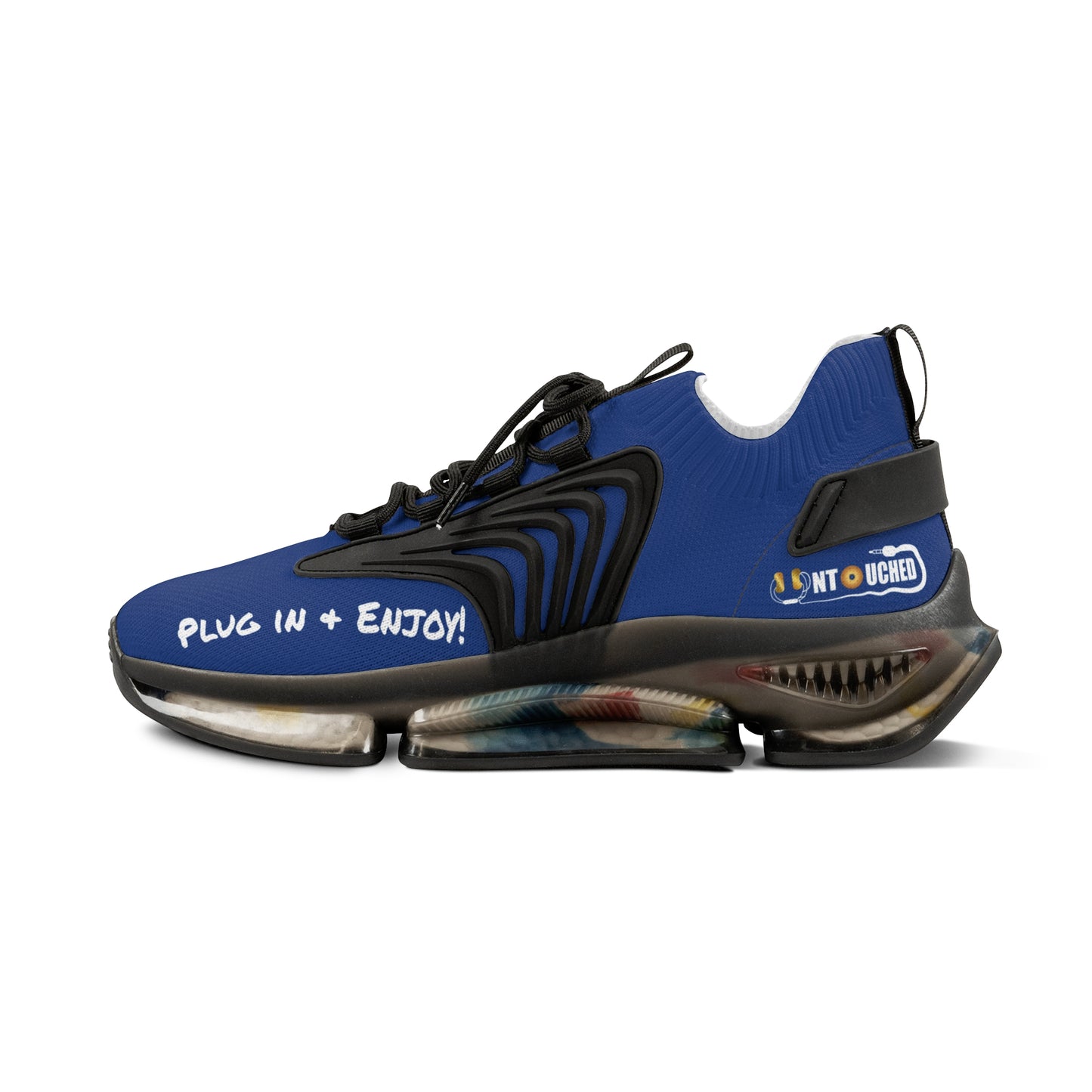 Royal UNTOUCHED Men's Mesh Sneakers 'That U Letter'