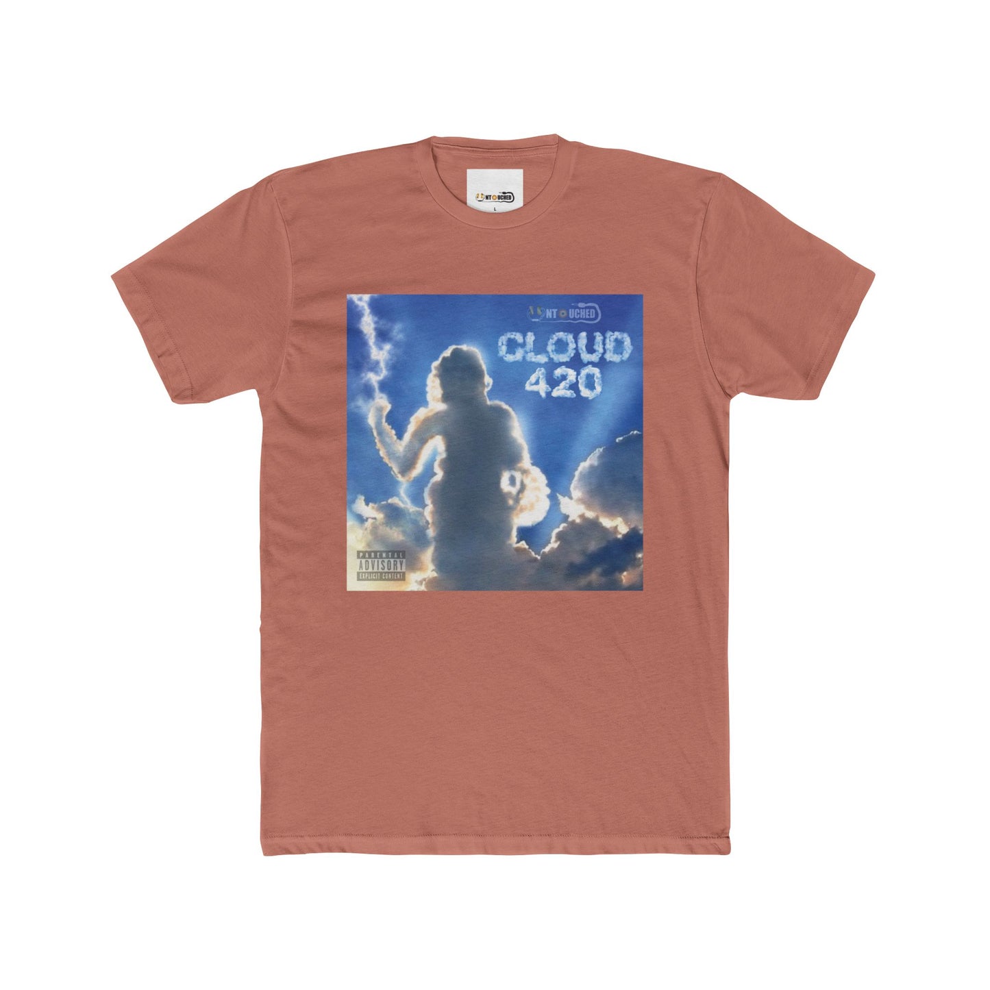 Cover Art Collection Unisex Cotton Crew Tee - 'Cloud 420' Graphic T-Shirt