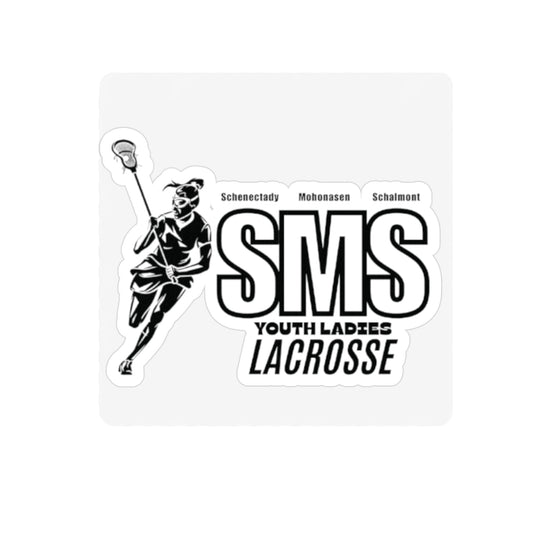 Die-Cut Lacrosse Outdoor Sticker - SMS Youth Ladies