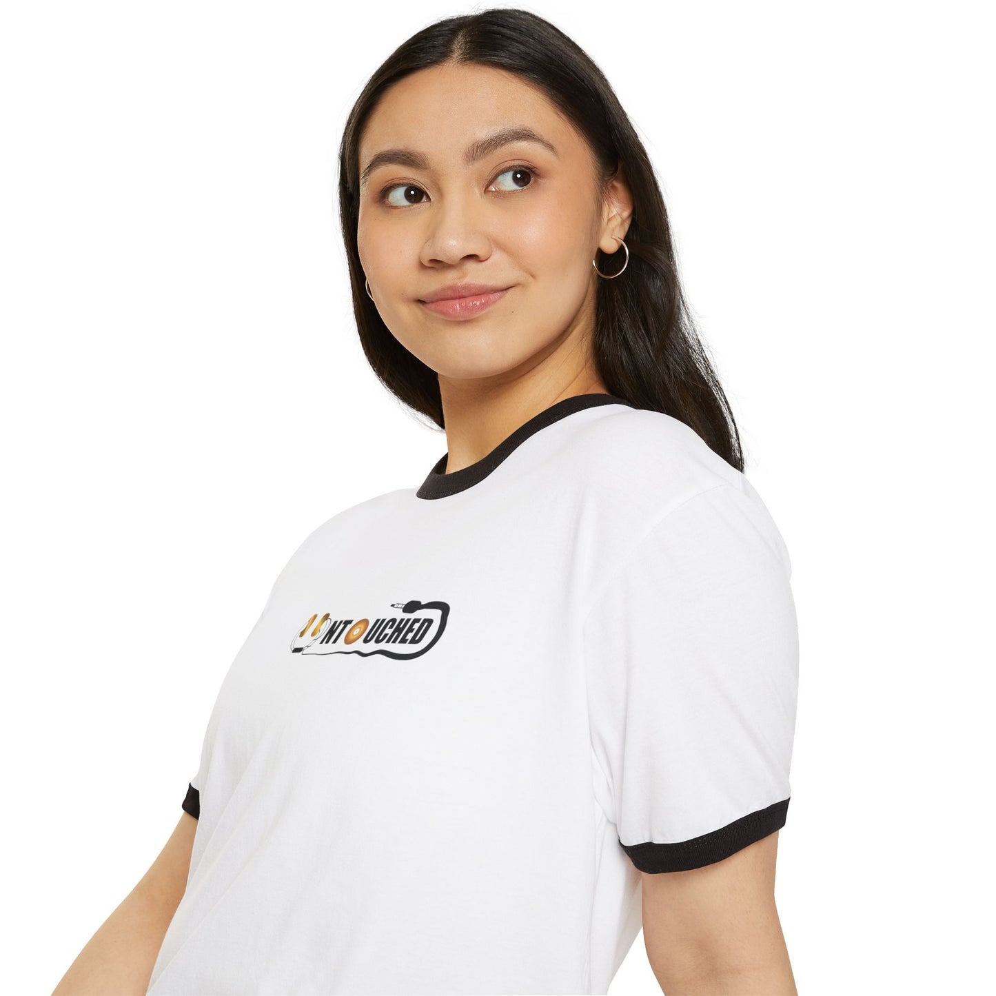 UNTOUCHED Unisex Cotton Ringer T-Shirt