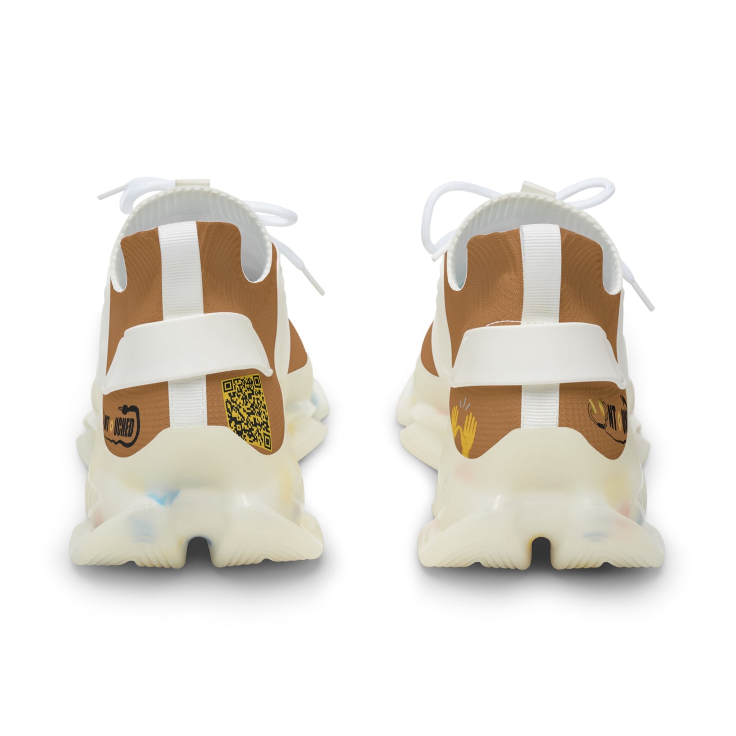 Caramel UNTOUCHED Men's Mesh Sneakers 'That U Letter'