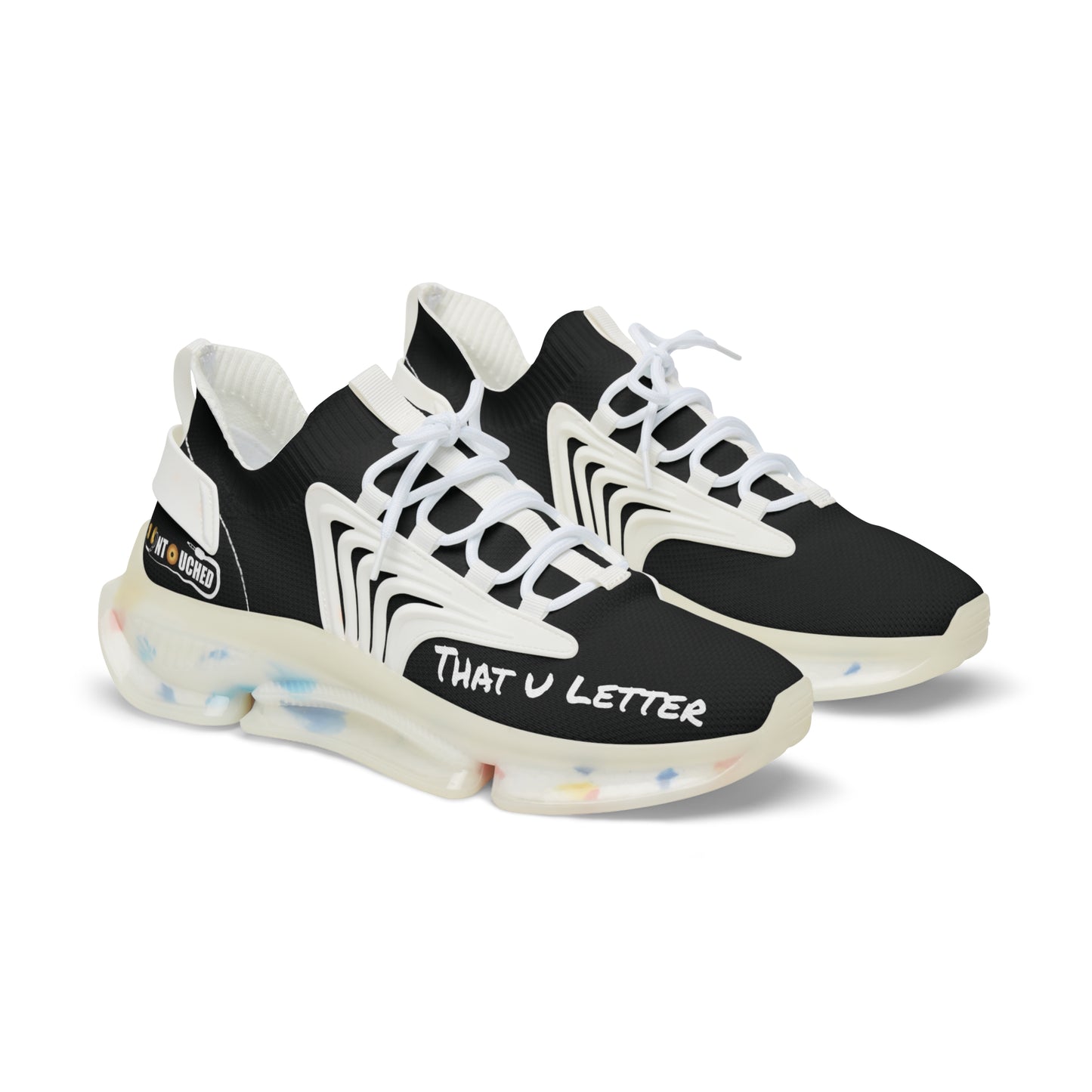 Black Panther UNTOUCHED Men's Mesh Sneakers 'That U Letter'
