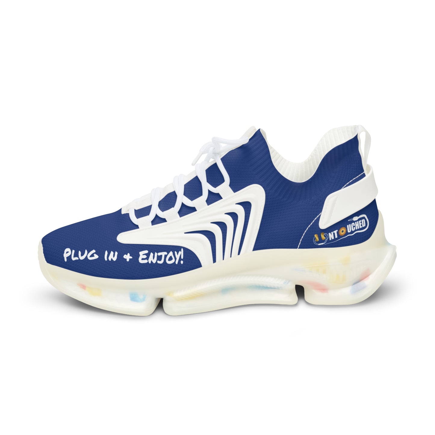 Royal UNTOUCHED Men's Mesh Sneakers 'That U Letter'