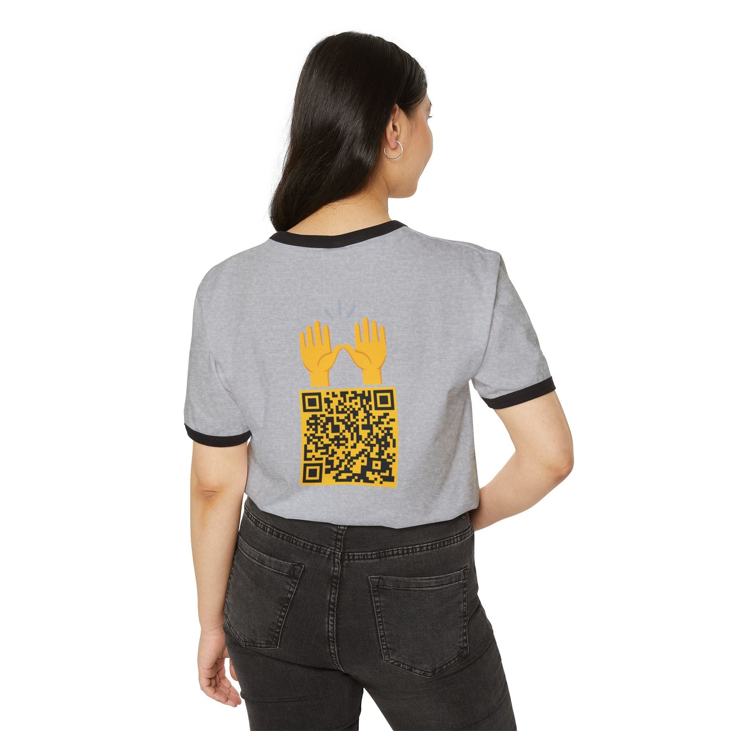 UNTOUCHED Unisex Cotton Ringer T-Shirt