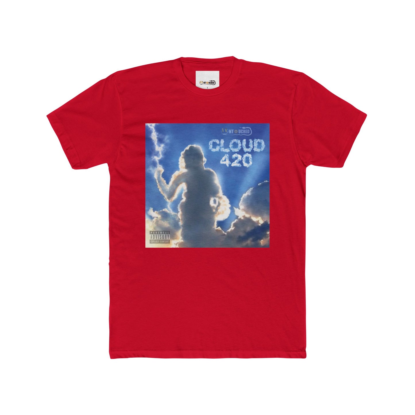 Cover Art Collection Unisex Cotton Crew Tee - 'Cloud 420' Graphic T-Shirt