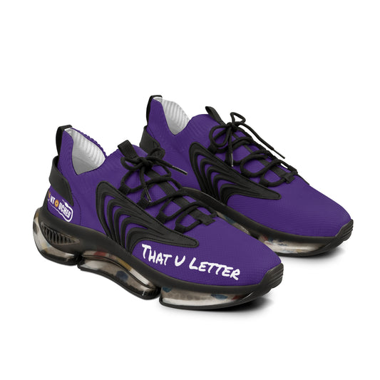 Purple Heart UNTOUCHED Men's Mesh Sneakers 'That U Letter'