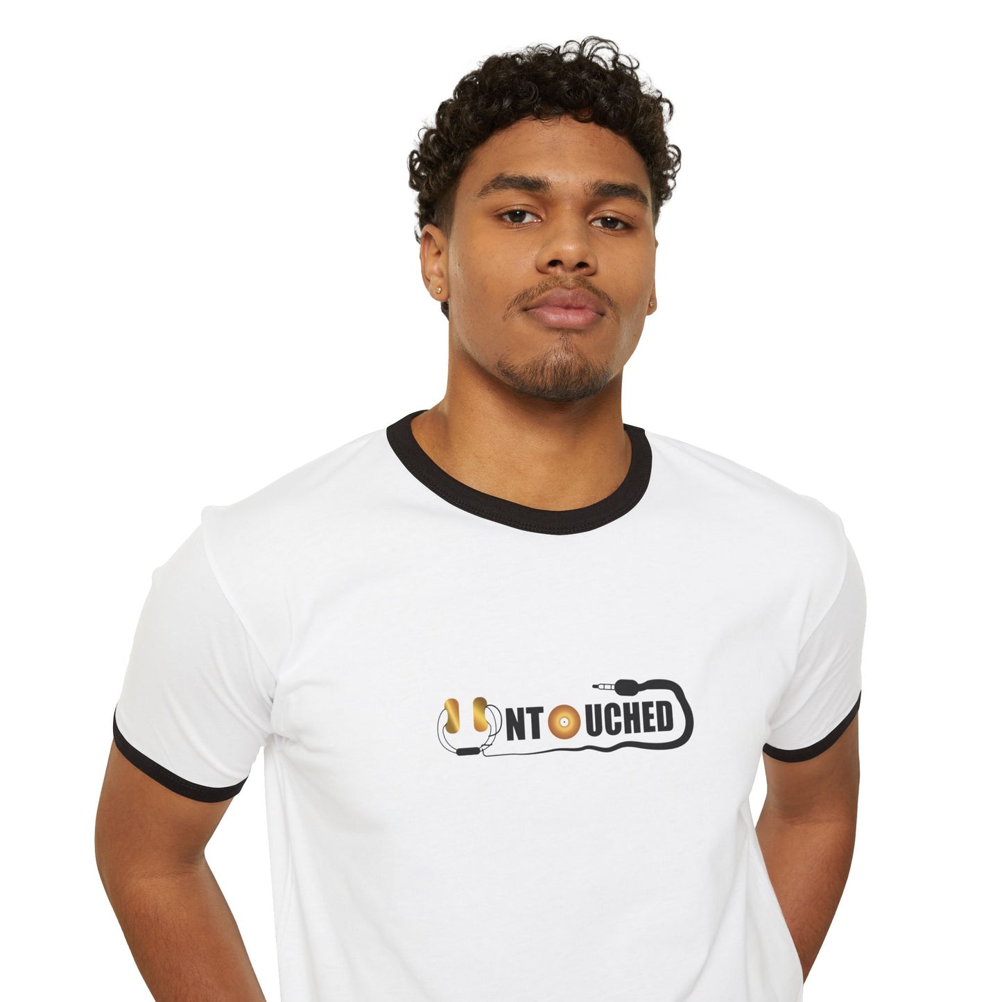 UNTOUCHED Unisex Cotton Ringer T-Shirt