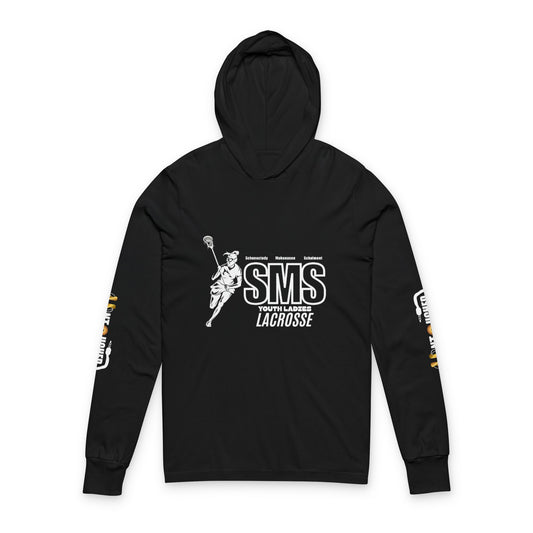 SMS Youth Lacrosse Team Spirit Unisex Hooded Long Sleeve Tee