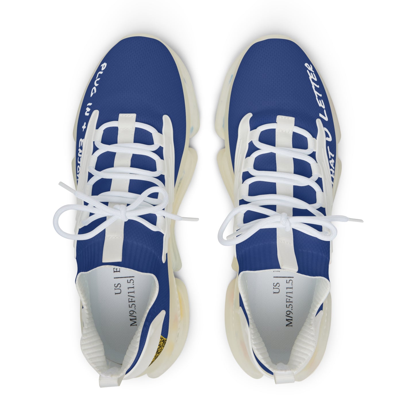 Royal UNTOUCHED Men's Mesh Sneakers 'That U Letter'