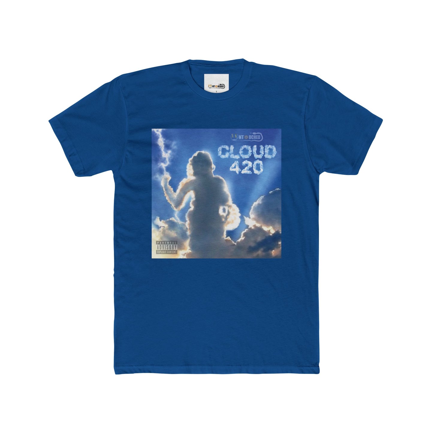 Cover Art Collection Unisex Cotton Crew Tee - 'Cloud 420' Graphic T-Shirt