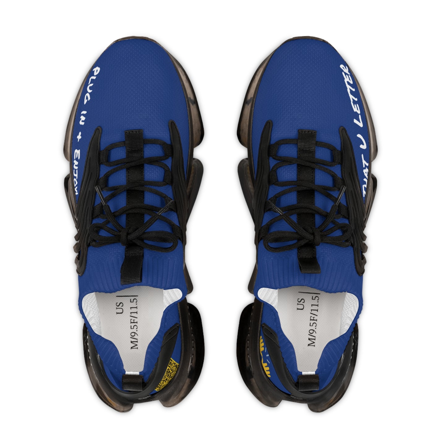 Royal UNTOUCHED Men's Mesh Sneakers 'That U Letter'