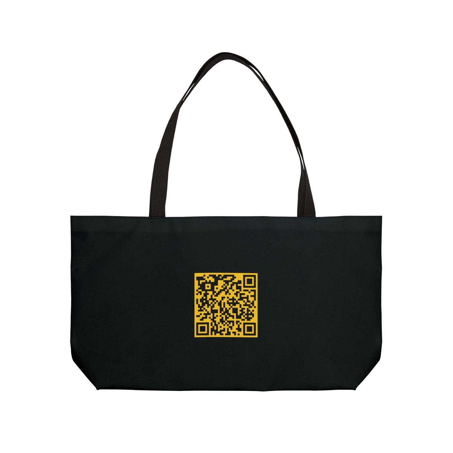 Weekender Tote Bag — 'Untouched' DJ Headphones Design with QR Code