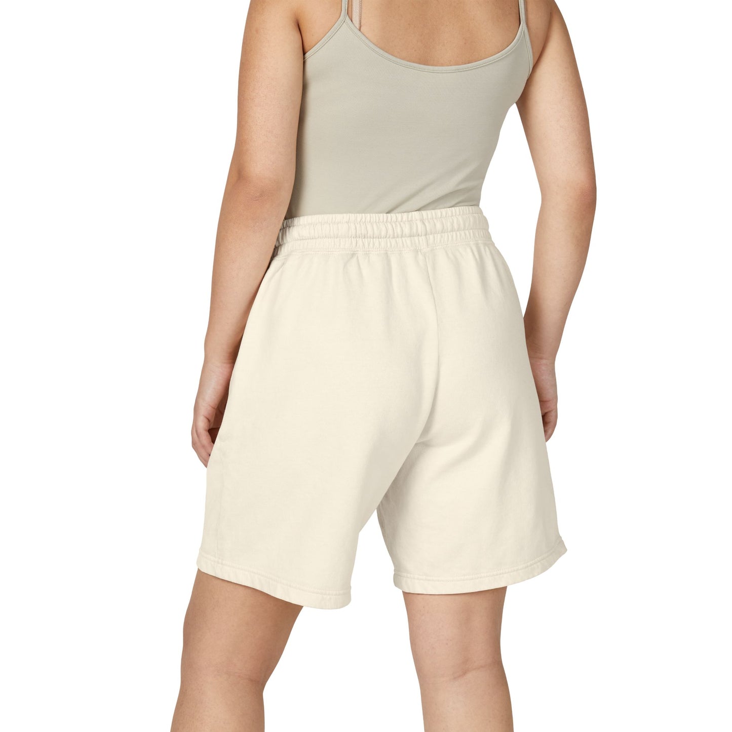 Lightweight Fleece Sweat Shorts with QR Code Accent