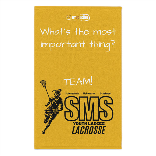 SMS Team Spirit Rally Towel for Youth Lacrosse