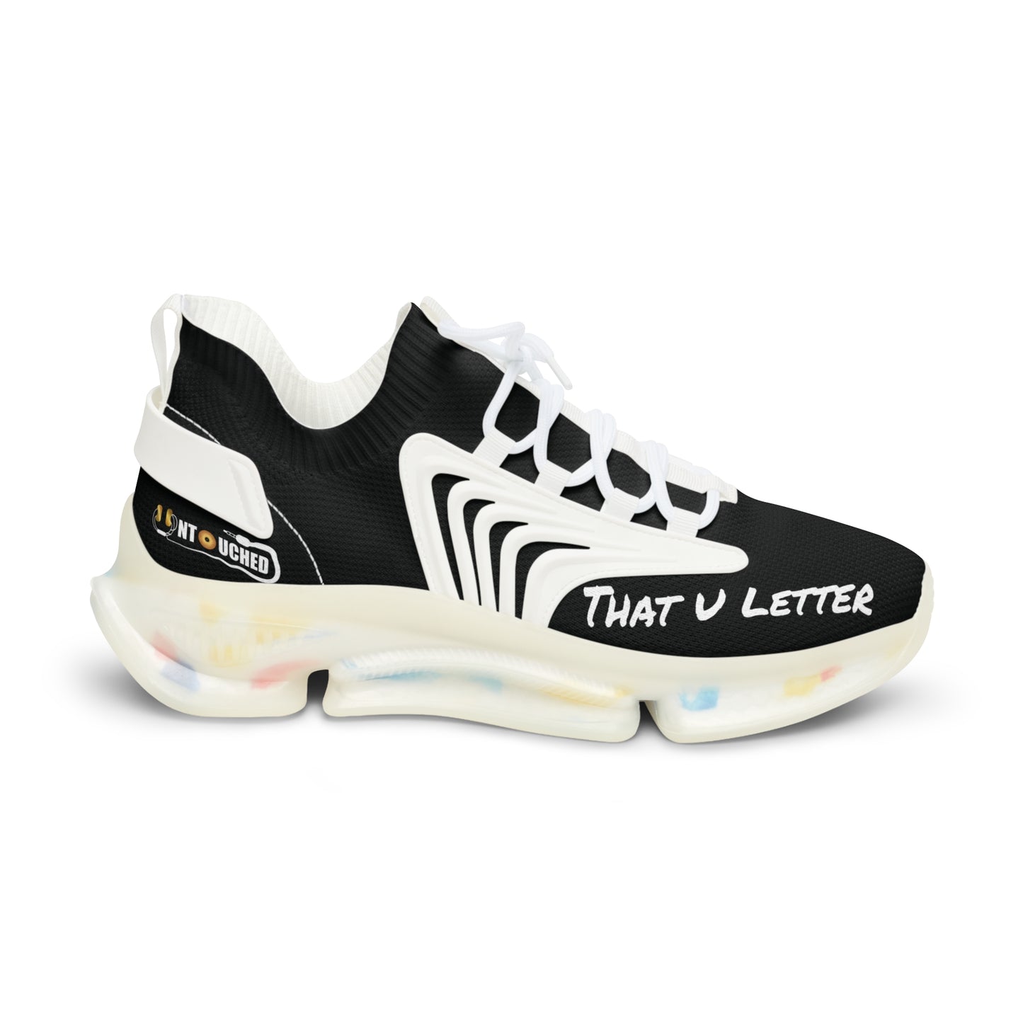 Black Panther UNTOUCHED Men's Mesh Sneakers 'That U Letter'