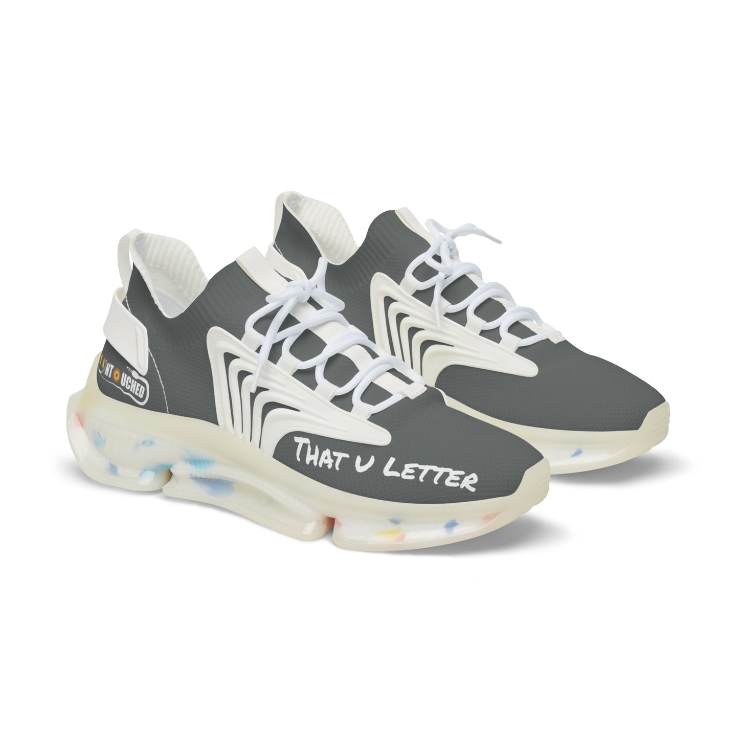 Smoke UNTOUCHED Men's Mesh Sneakers 'That U Letter'