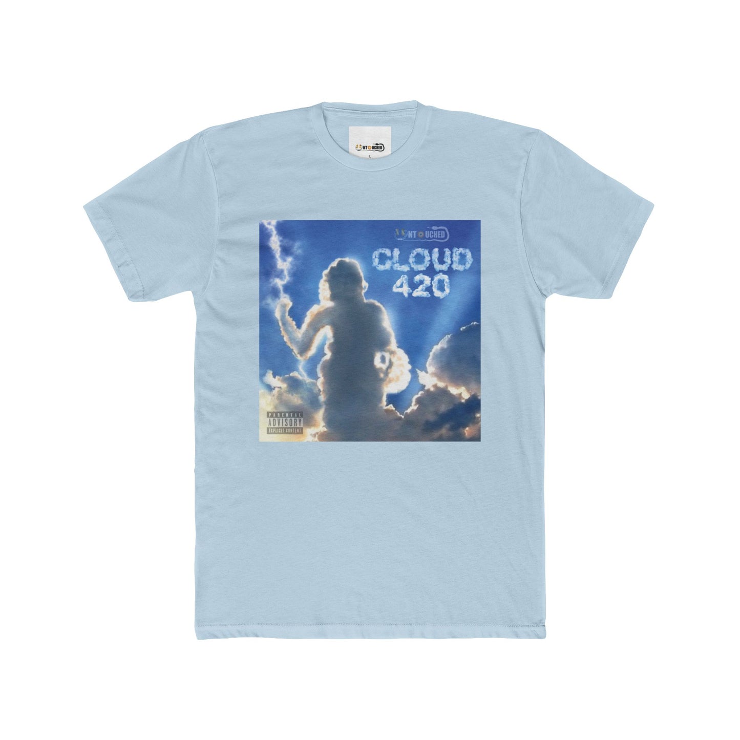 Cover Art Collection Unisex Cotton Crew Tee - 'Cloud 420' Graphic T-Shirt