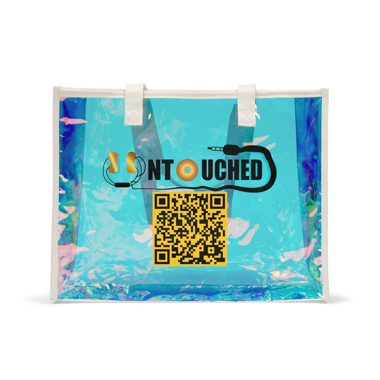 UNTOUCHED Holographic Beach Tote Bag