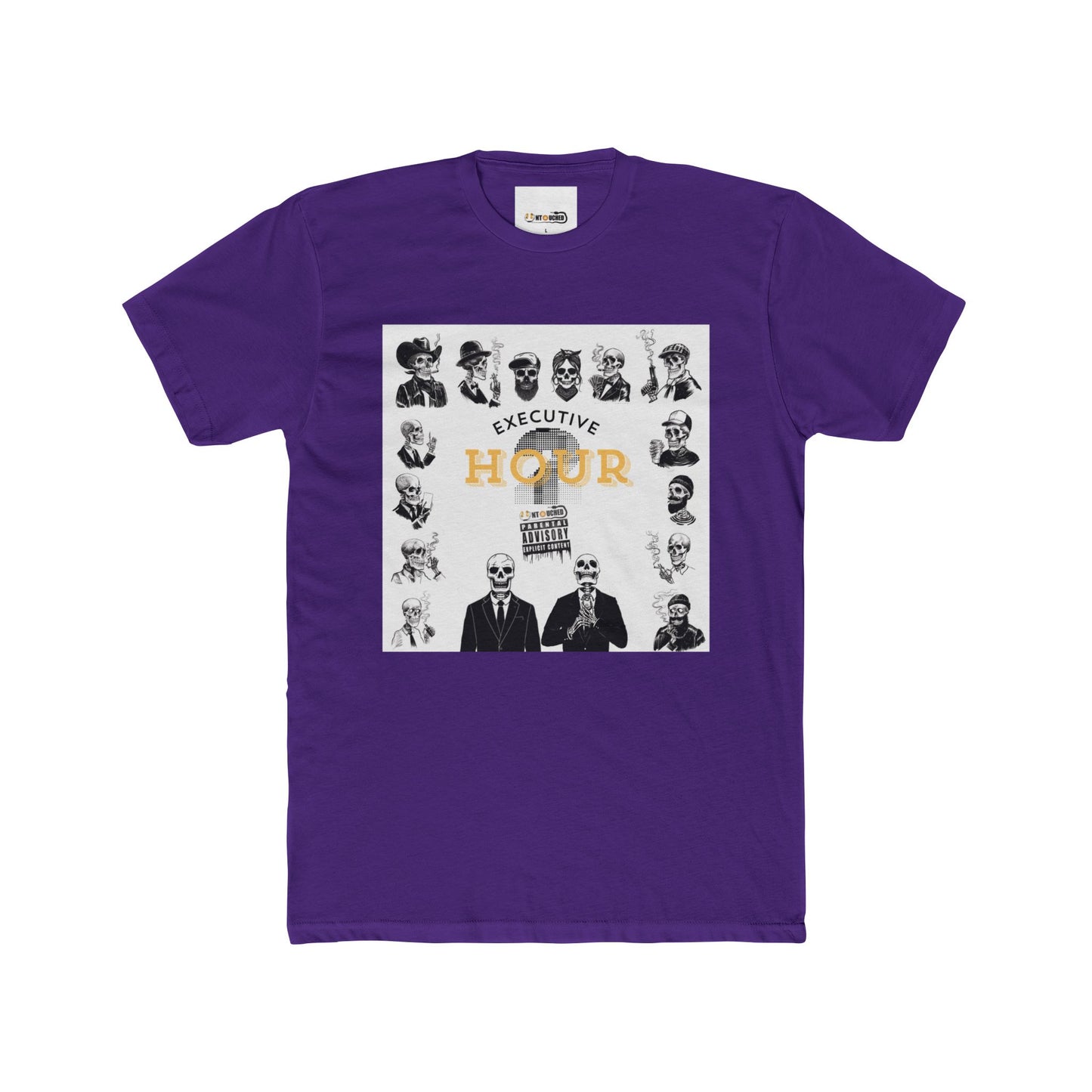 Cover Art Collection Unisex Cotton Crew Tee - 'Executive Hour 2' Graphic T-Shirt