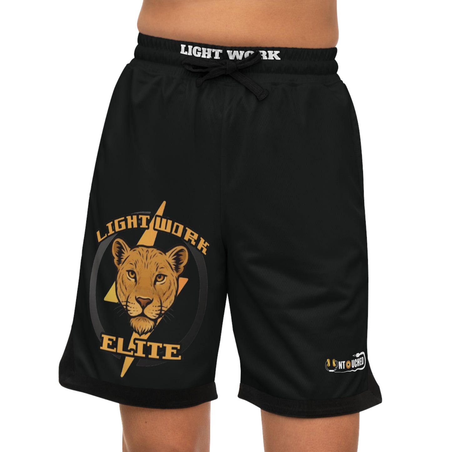Black Electric City LightWork Shorts