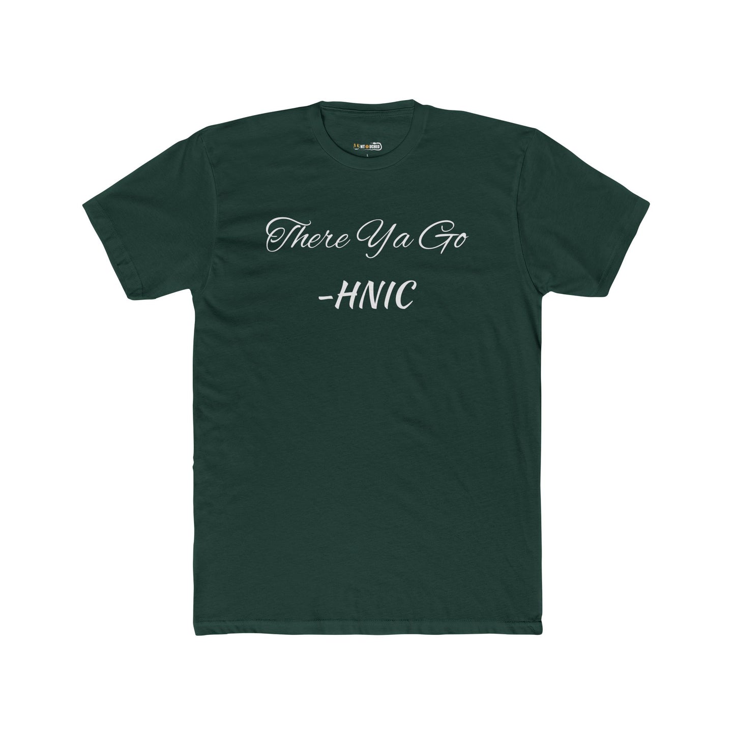 Unisex HNIC Cotton Crew Tee - Fun Emoji Design for Everyday Wear