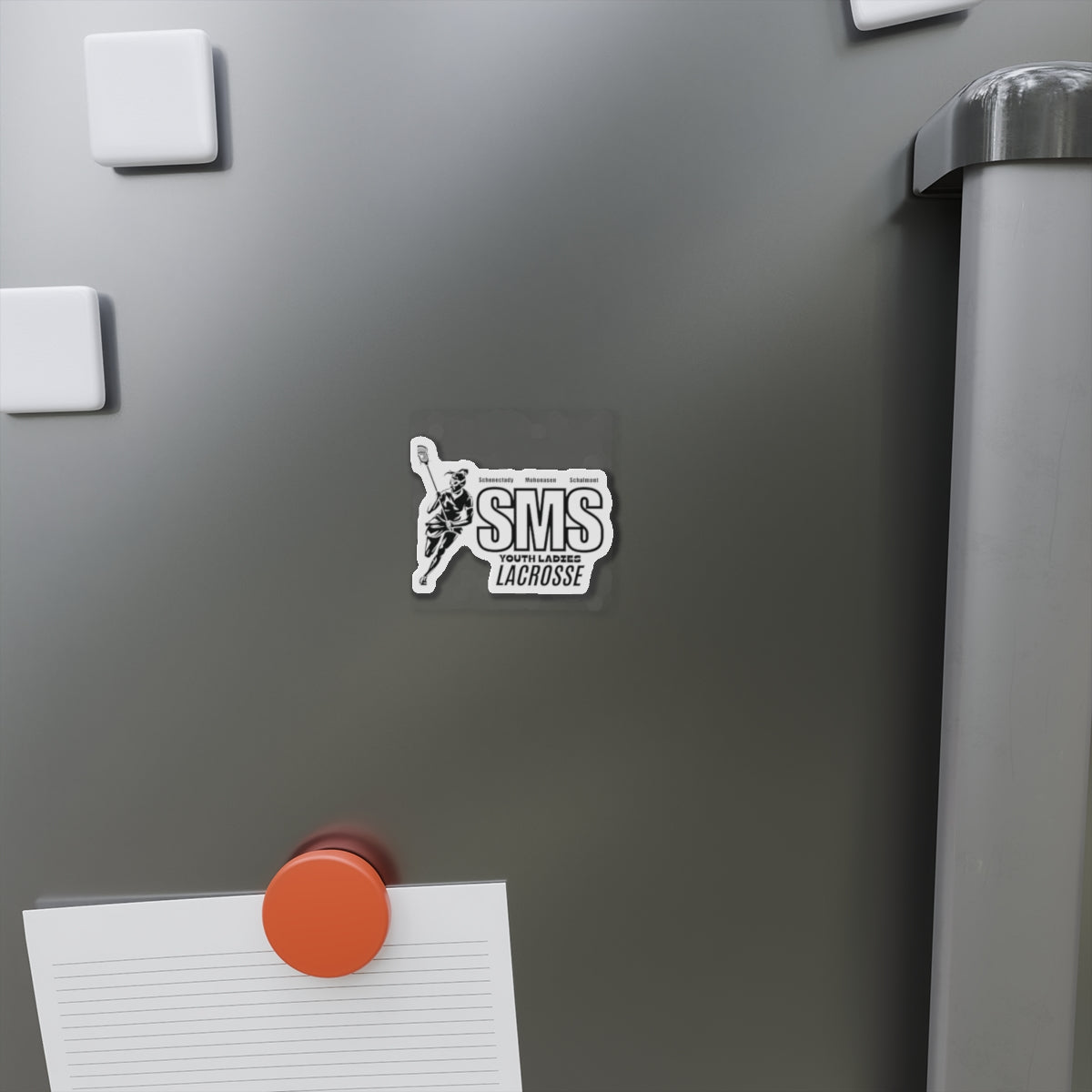 SMS Youth Ladies Lacrosse Die-Cut Magnets
