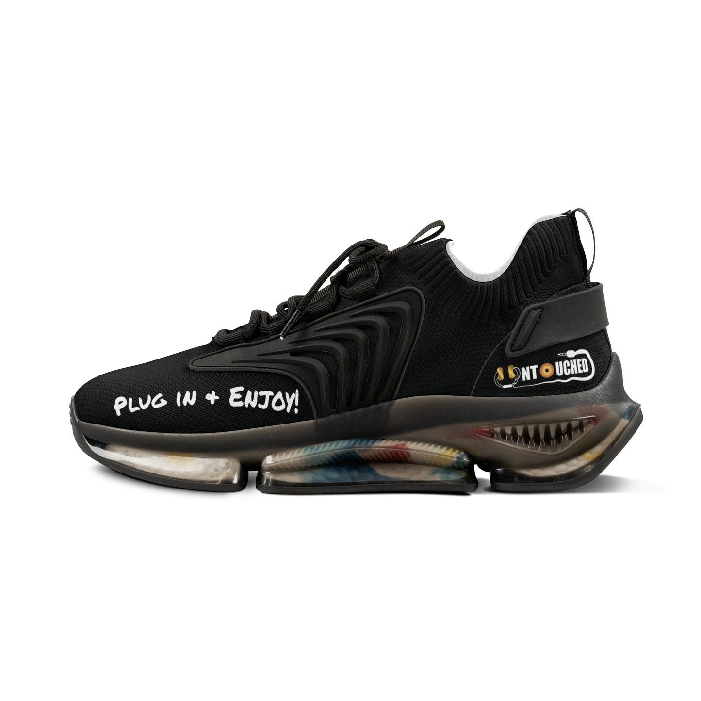 Black Panther UNTOUCHED Men's Mesh Sneakers 'That U Letter'