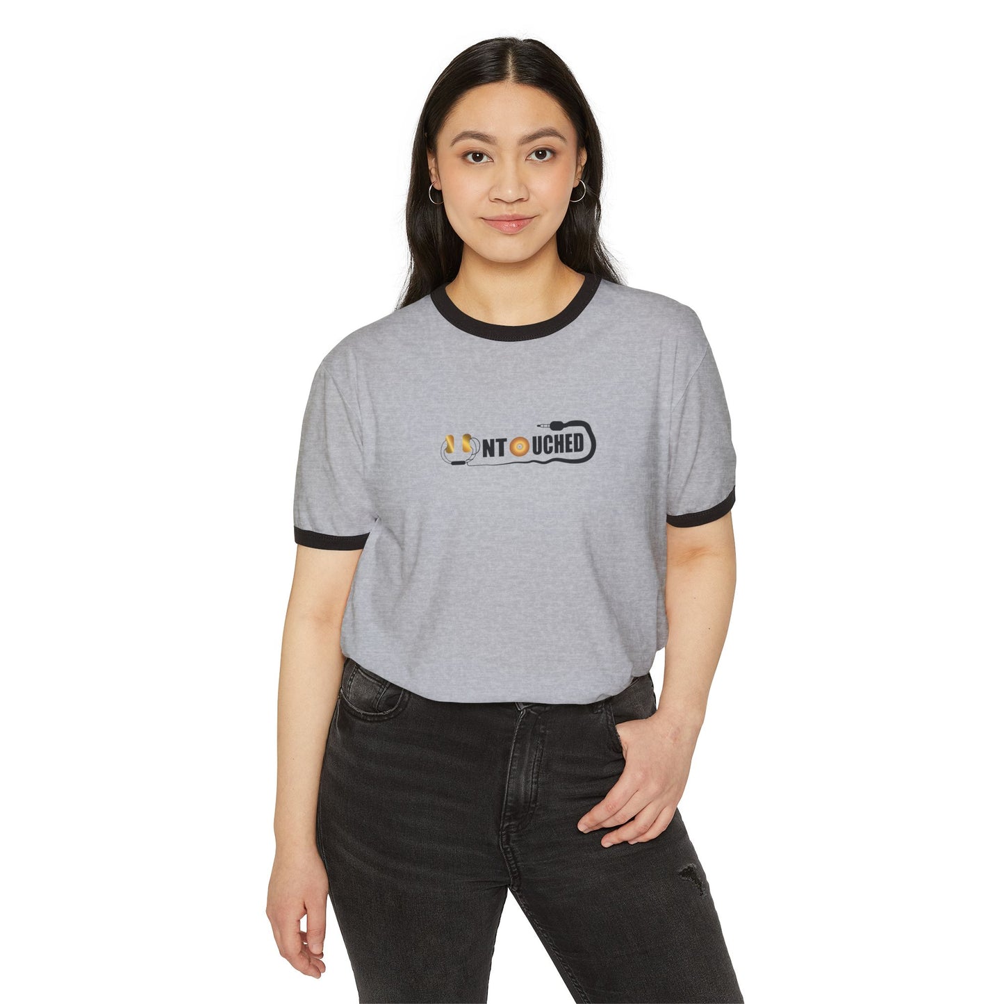 UNTOUCHED Unisex Cotton Ringer T-Shirt
