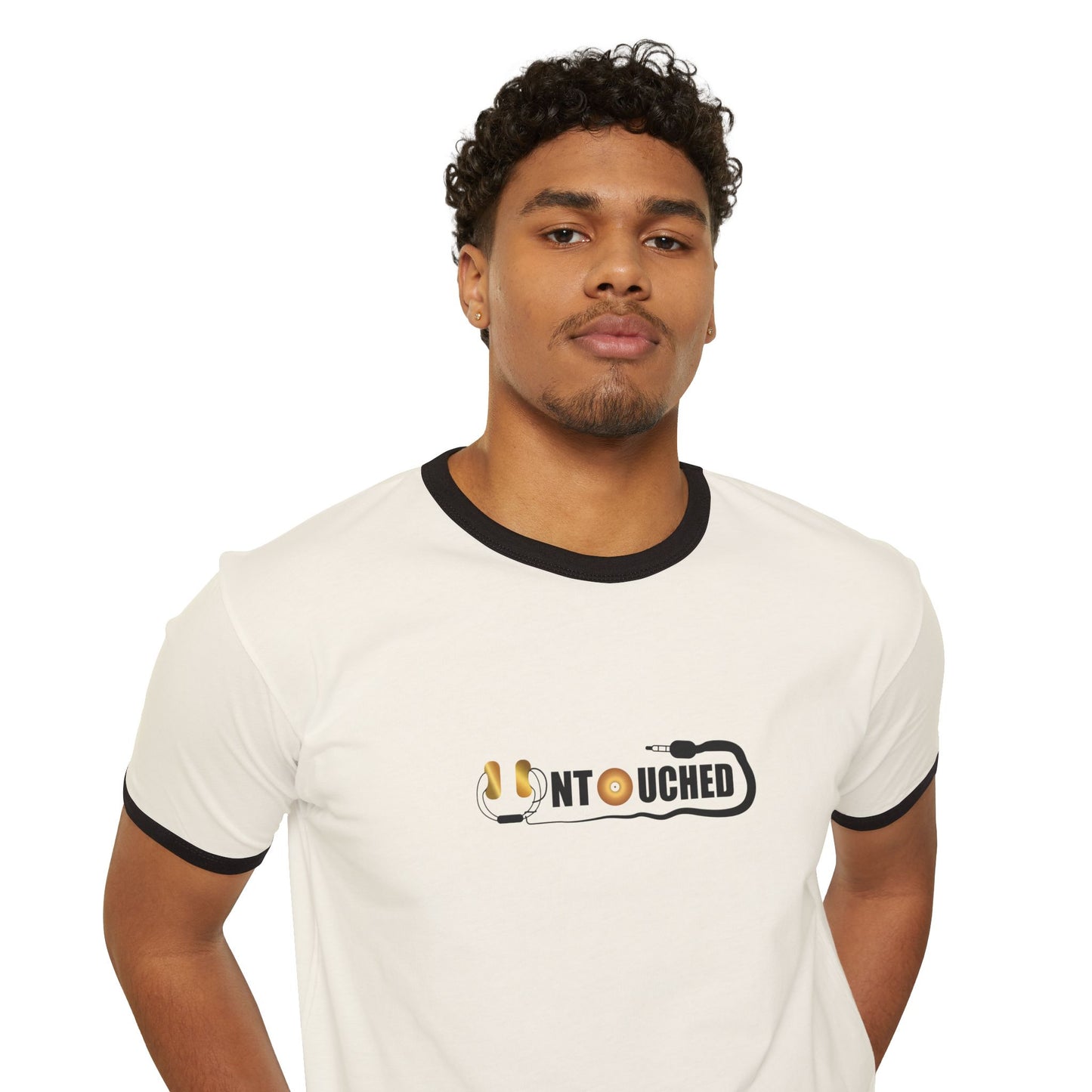 UNTOUCHED Unisex Cotton Ringer T-Shirt