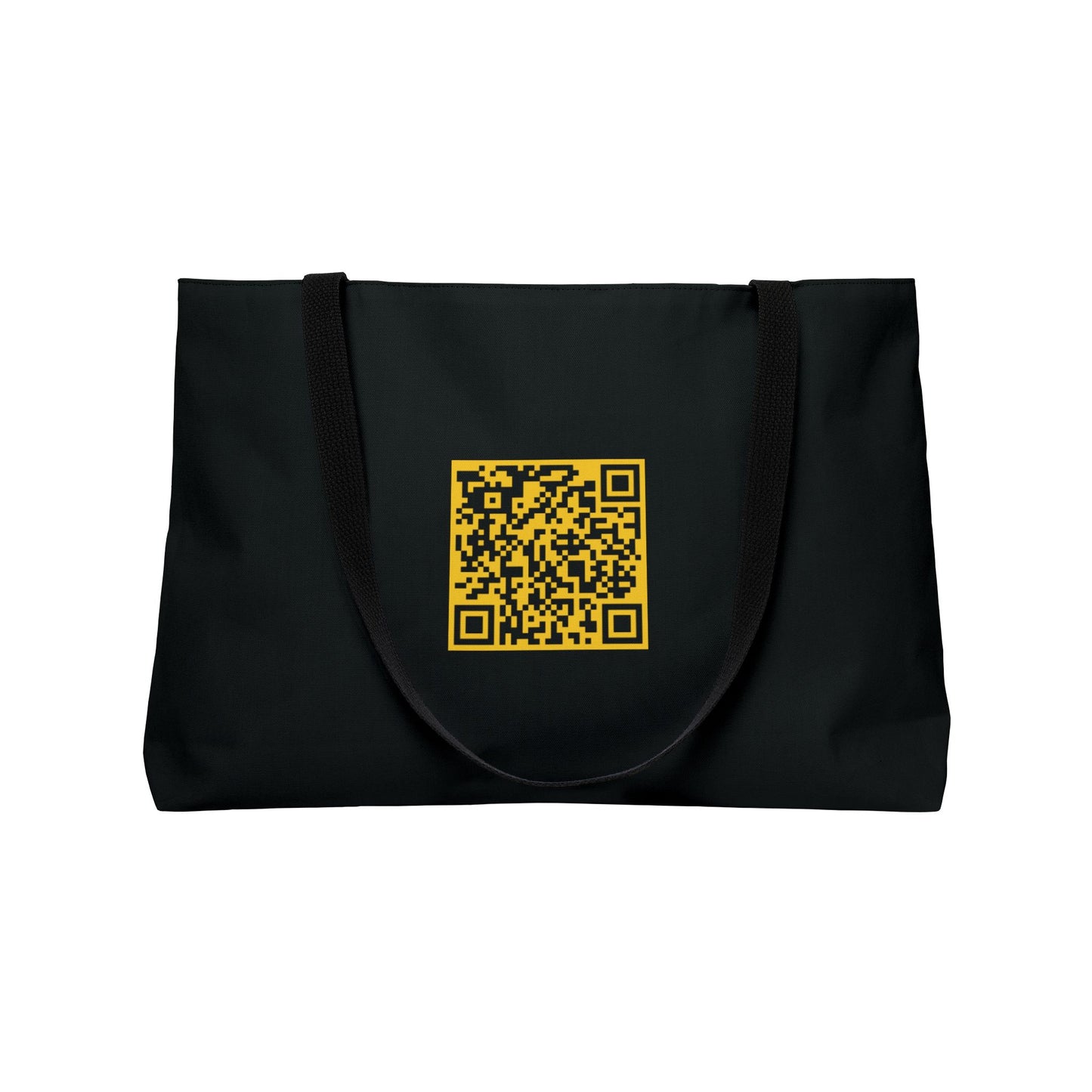 Weekender Tote Bag — 'Untouched' DJ Headphones Design with QR Code