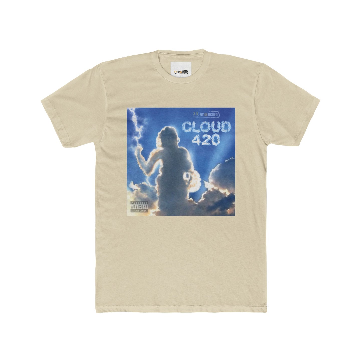 Cover Art Collection Unisex Cotton Crew Tee - 'Cloud 420' Graphic T-Shirt
