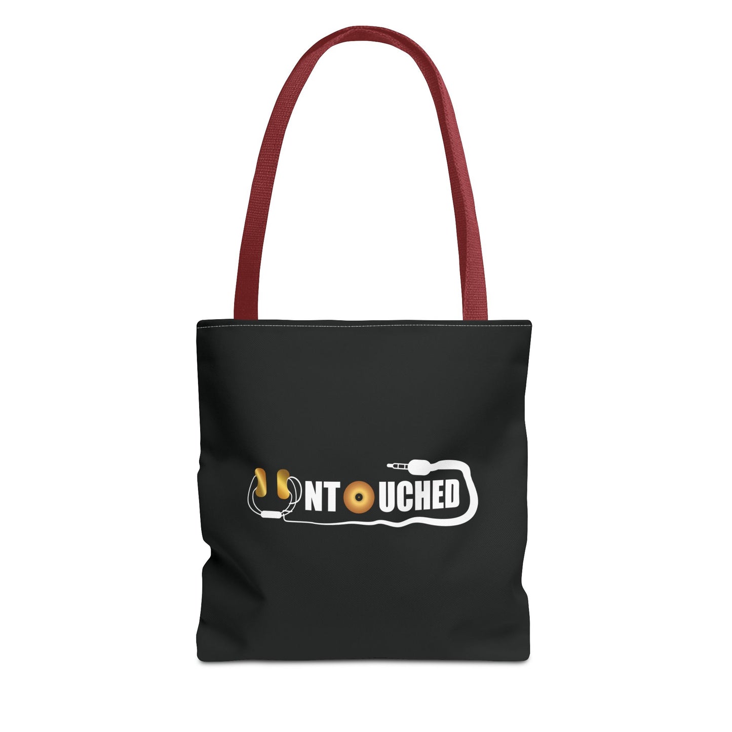 Untouched Music-Themed Tote Bag with QR Code