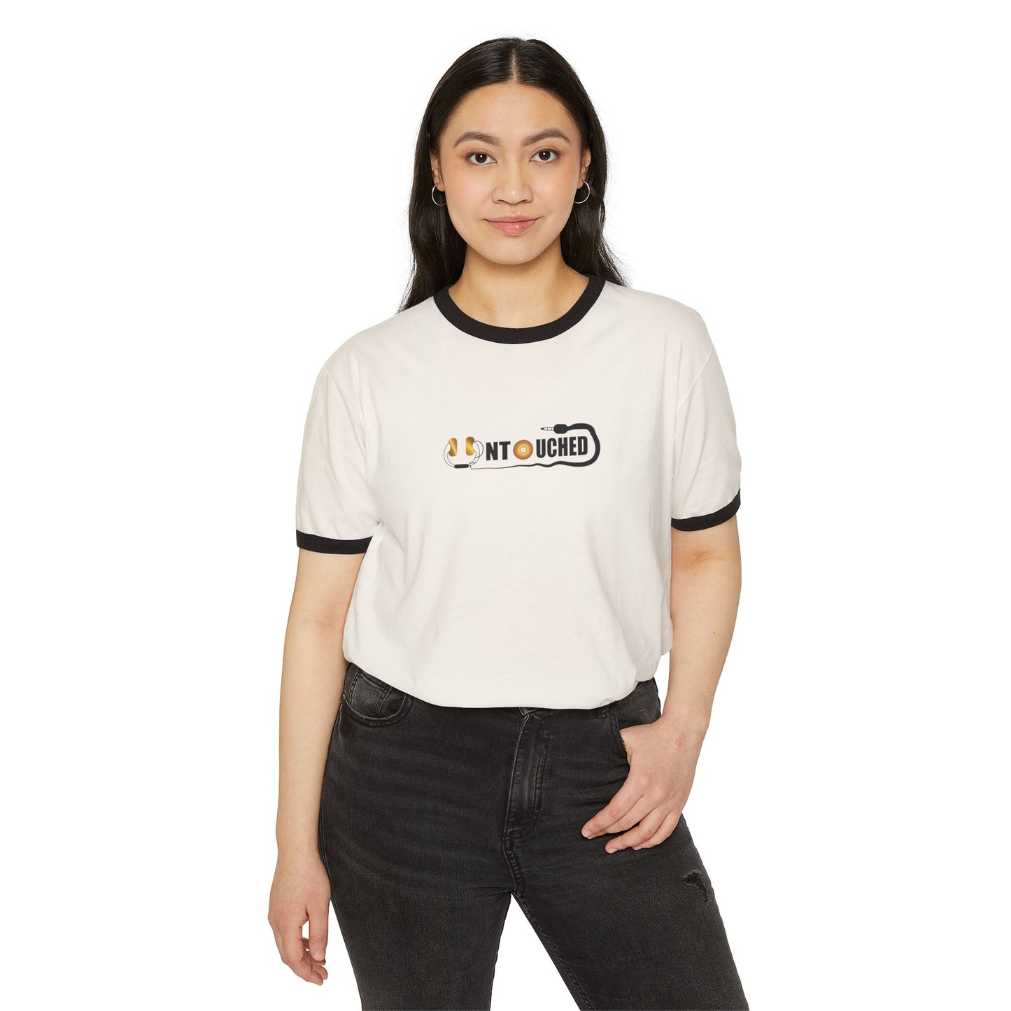 UNTOUCHED Unisex Cotton Ringer T-Shirt
