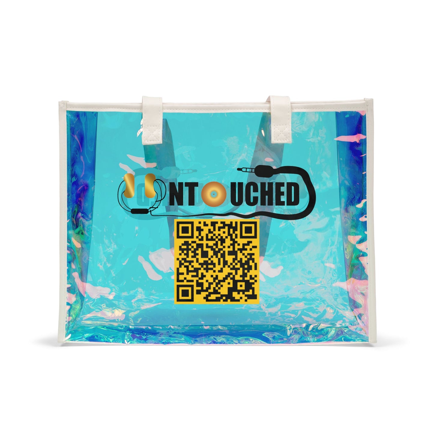 UNTOUCHED Holographic Beach Tote Bag