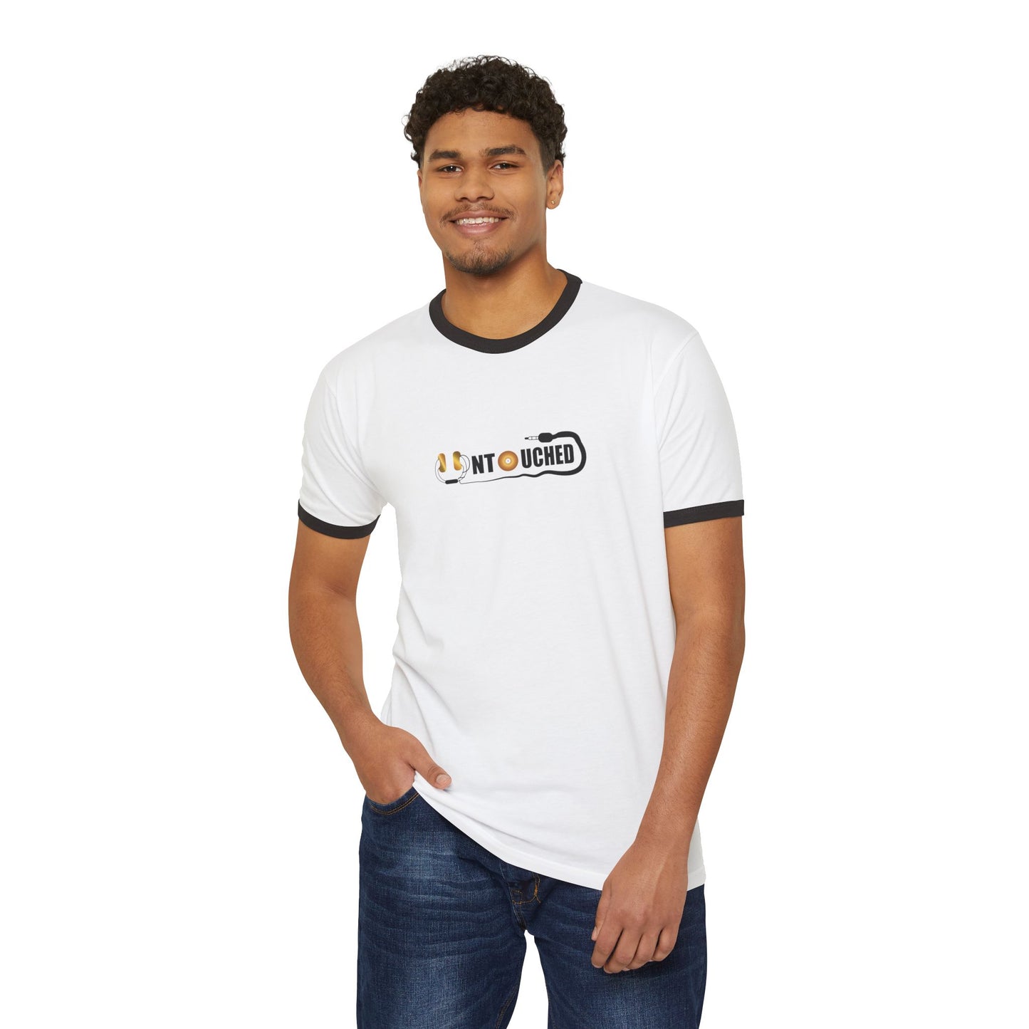 UNTOUCHED Unisex Cotton Ringer T-Shirt