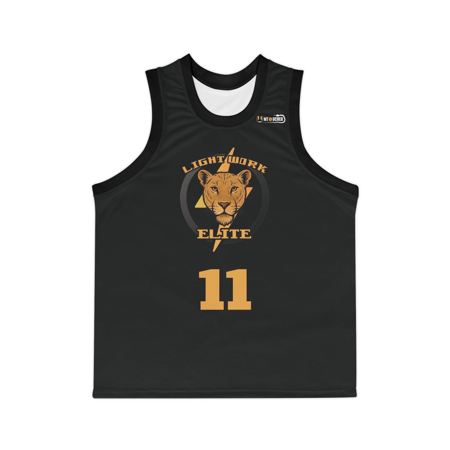 Black Electric City LightWork Basketball Jersey