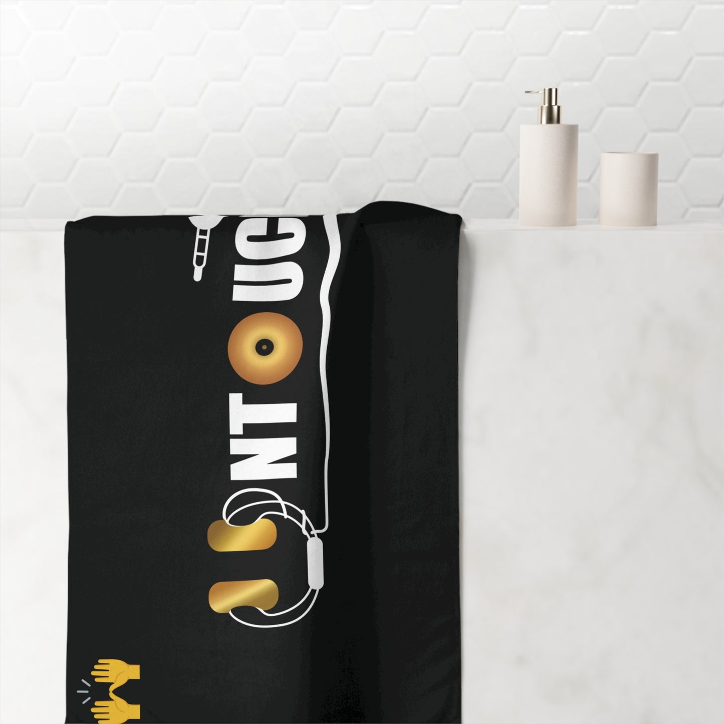 Music Lover's UNTOUCHED Mink-Cotton Towel